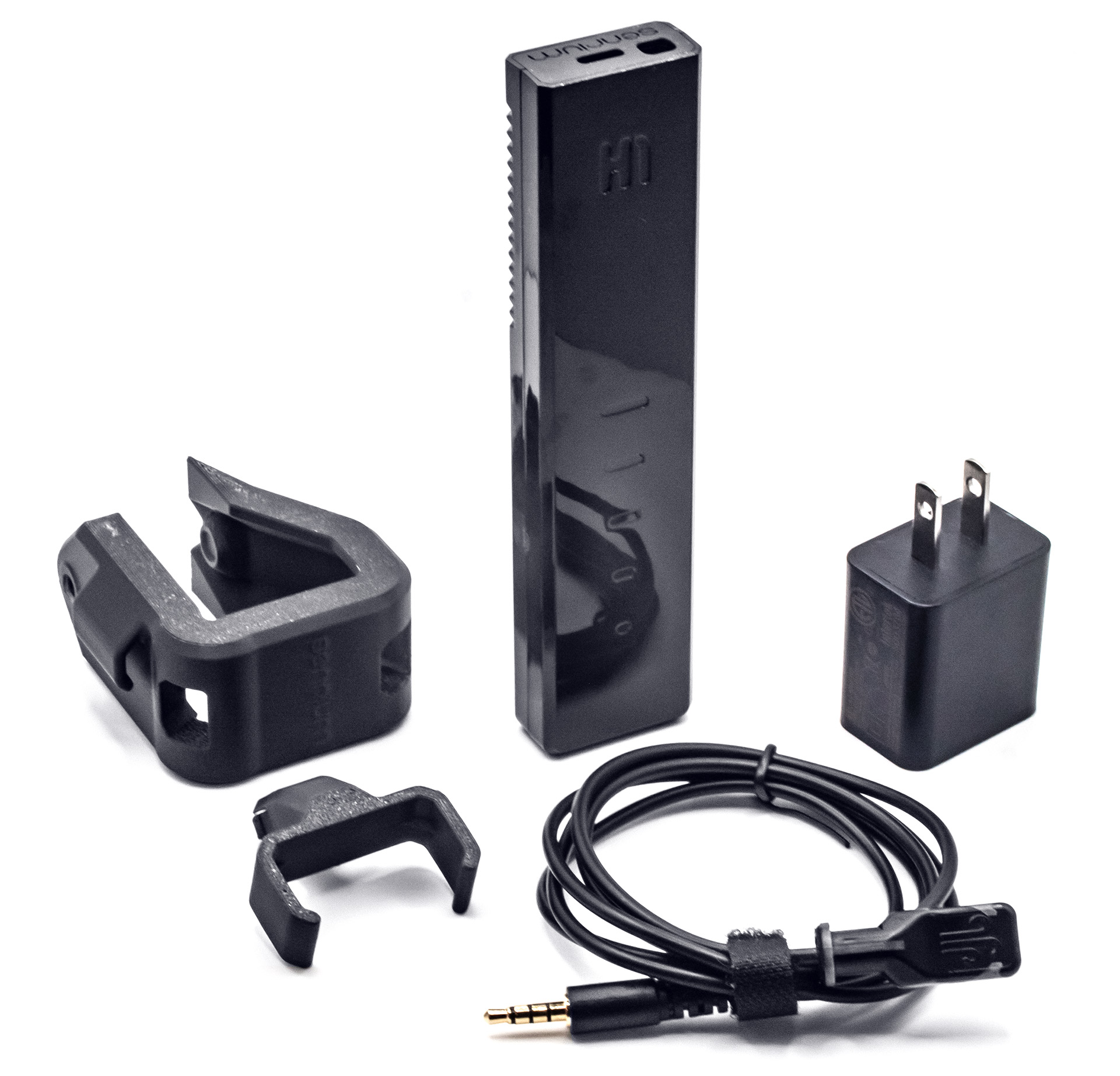 H1 Aquarium Monitor, mount, flow sensor, and power adapter